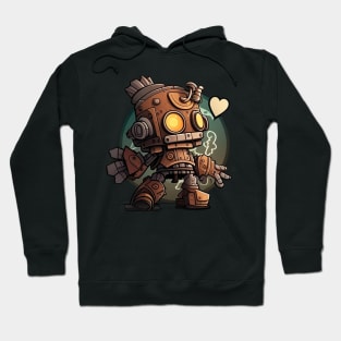 Steampunk robot Hoodie